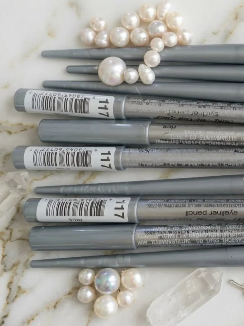 Share 10 Hard Candy Take Me Out Liner Glitter Eyeliner pencil Rice Silver #117 N